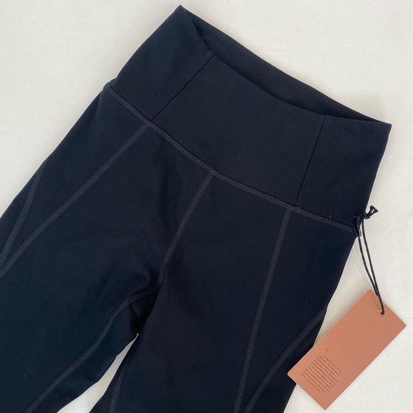 Girlfriend Collective Black Compressive High-Rise Legging #4008 Black 7/8 XS - Picture 2 of 5